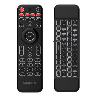 Orbsmart AM-1 Pro wireless Airmouse with german keyboard & IR-Learning function