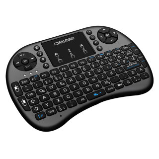 Orbsmart AM-2 kabellose Tastatur mit intergrierten Touchpad & LED-Beleuchtung [B-Ware]